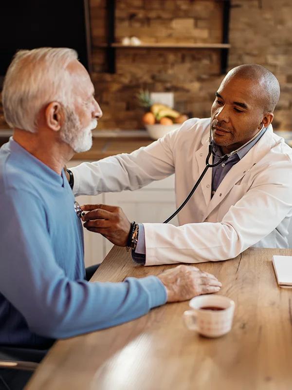 Clinical visit in the home
