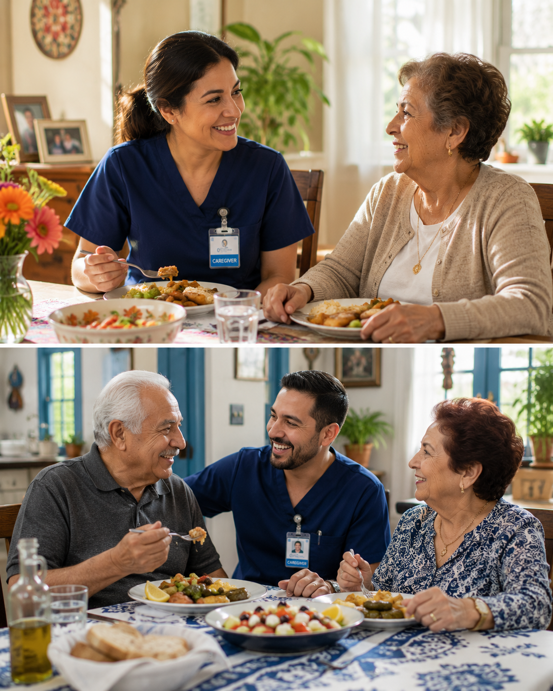 Caregiver and client
